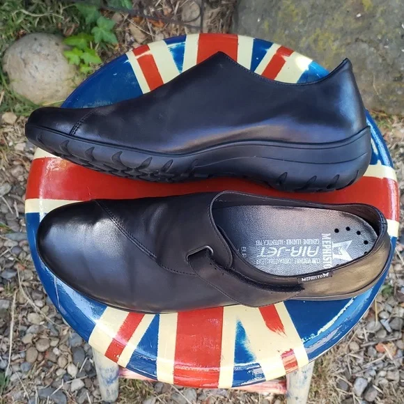 Mephisto Black Luce Flats Size 10 - Picture 9 of 16